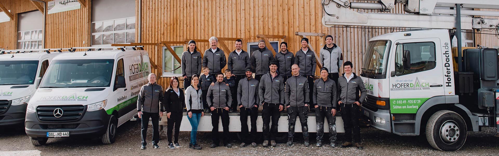 Team bei HoferDach in Stötten am Auerberg im Allgäu